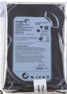 Seagate Desktop 500 GB Desktop, Surveillance Systems, Servers Silver SATA Internal Hard Disk Drive (HDD) (May vary)