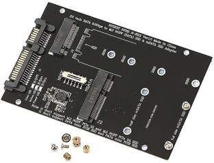 Etzin NGFF M.2 to SATA Converter Adapter 1 GB All in One PC's Black M.2 Internal Solid State Drive (SSD) (NGFF M.2 to SATA Converter Adapter, SATA M.2 + MSATA SSD to SATA Hard Drive)
