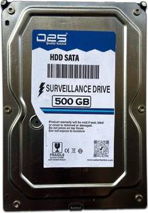 D25 500GB 3.5 Inch Desktop Cctv Surveillance Internal Disk Drive for Pc 500 GB Surveillance Systems, N...