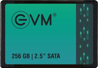 EVM SATA III 256 GB Desktop, Laptop Black SATA III Internal Solid State Drive (SSD) (Read 550 MB/s, Write 500 MB/s)