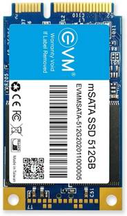 EVM MSATA 512 GB All in One PC's, Desktop, Laptop Black mSATA Internal Solid State Drive (SSD) (EVMMS/512GB)