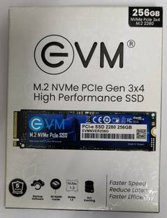 EVM NVME 256 GB Laptop, Desktop Black PCIe NVMe Internal Solid State Drive (SSD) (256G NVME PCIE)