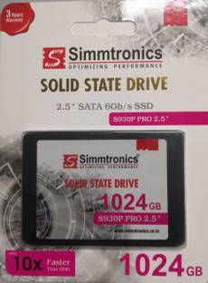 Simmtronics SSD 1024 GB All in One PC's, Desktop, Laptop Black SATA Internal Solid State Drive (SSD) (...