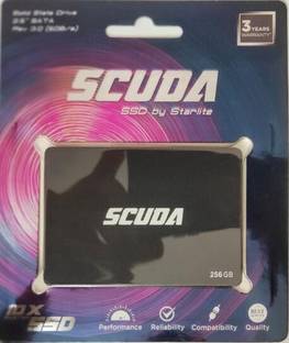 scuda SATA 2.5 inch 256 GB Laptop, Desktop, All in One PC's Internal Solid State Drive (SSD) (256GB SATA SSD)