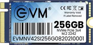 EVM NVMe (2242) 256 GB All in One PC's, Desktop, Laptop Blue PCIe NVMe Internal Solid State Drive (SSD) (EVMNV42/256GB)
