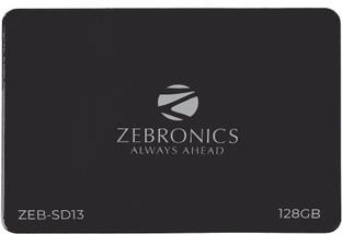 ZEBRONICS Smart 128 GB Desktop, Laptop, All in One PC's Black SATA Internal Solid State Drive (SSD) (ZEB-SD13)