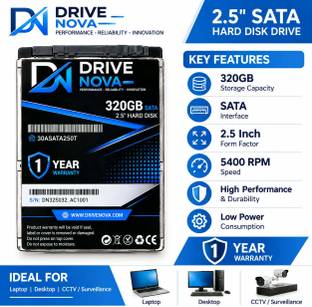 ilma enterprises 320dn 320 GB Laptop, Desktop, All in One PC's, Surveillance Systems Black, Green SATA...