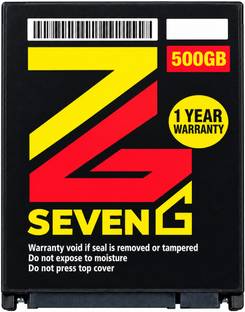 Seven G 7G2.5 500 GB All in One PC's, Desktop, Laptop Black SATA III Internal Hard Disk Drive (HDD) (S...