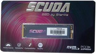 scuda 256GB NVMe PCIe M.2 SSD , 256 GB Desktop, Laptop Black PCIe NVMe Internal Solid State Drive (SSD) (256GB NVMe)