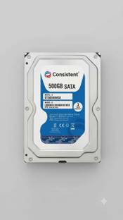 Consistentt Premium 500 GB Desktop Silver SATA Internal Hard Disk Drive (HDD) (CT3500SC)