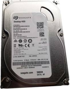 Seagate Internal Hard disk 500 GB Desktop, Surveillance Systems, All in One PC's Silver SATA Internal ...