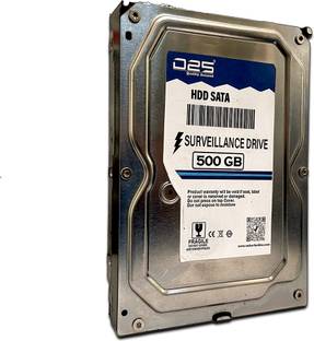 D25 500GB Internal Hard Drive for Desktop Compatible with WD Hard Disk for CCTV DVR 500 GB All in One ...