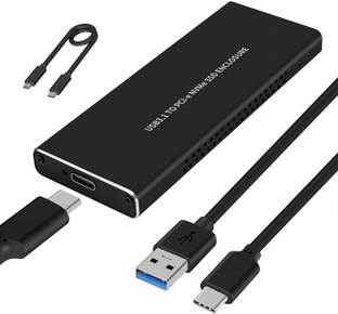 VOOCME USB Type C Cable 0 m NVMe M.2 SSD Enclosure, M.2 USB C to NVMe PCIe Adapter,