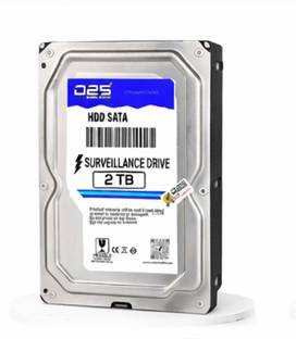 D25 2TB Internal Hard Disk for CCTV | 3.5 Inch SATA HDD | 2TB CCTV Canera HDD 2 GB Surveillance System...