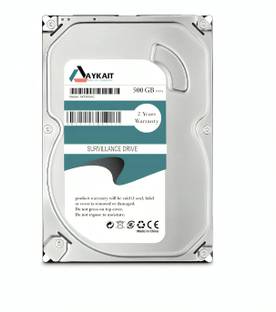 Aykait 500 Internal HDD-3.0 For 2 Years Warranty 500 GB Desktop, All in One PC's Tial, Black SATA Inte...