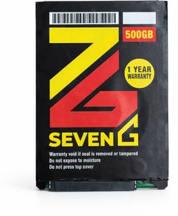 Seven G SATA 2.5 500 GB All in One PC's, Desktop, Laptop, Surveillance Systems Black SATA Internal Har...