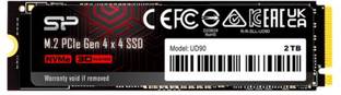 Silicon Power UD90 2 TB Desktop Black PCIe NVMe Internal Solid State Drive (SSD) (SP02KGBP44UD9005)