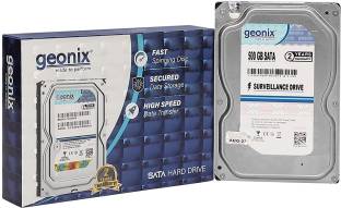 GEONIX SATA 500 GB Desktop, Surveillance Systems Internal Hard Disk Drive (HDD) (2 YEAR WARRANTY)