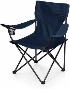 VARSANSE Portable Folding Chair with Arm Rest Cup Holder and Carrying Foldable Steel, Polyester Inversion Chair