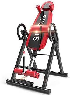 IRIS Fitness Heavy Duty Inversion Table with Headrest Foldable Steel, Foam Inversion Table