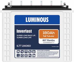 LUMINOUS 60 Months Warranty Tubular Inverter Battery