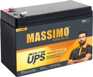 Massimo 12v 12ah AGM Battery Flat Plate Inverter Battery