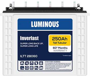 LUMINOUS Inverlast ILTT 28060 Tubular Inverter Battery