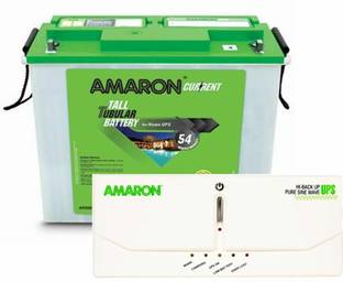 amaron 750 VA with AR200TT54 Tubular Inverter Battery