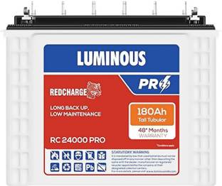 LUMINOUS RC 24000 PRO Tubular Inverter Battery