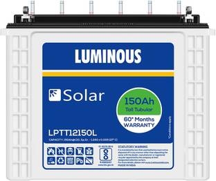 LUMINOUS Solar LPTT12150L Tall Tubular Inverter Battery