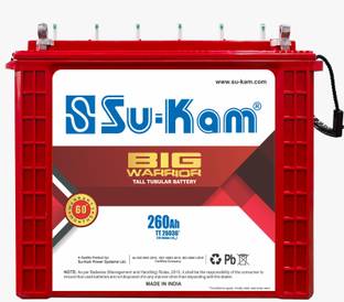 Su-Kam 60 Months Warranty Tubular Inverter Battery