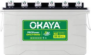 OKAYA 60 Months Warranty Tubular Inverter Battery