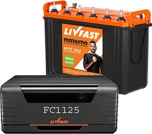 Livfast Maxximo MXTT 2342+FC 1125 Tubular Inverter Battery