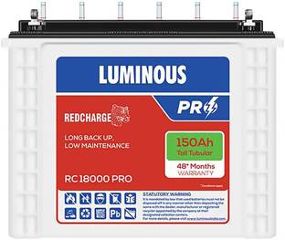 LUMINOUS RC 18000 PRO Tubular Inverter Battery