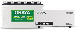 OKAYA ATSW 1175 with OPSJT17048 Tubular Inverter Battery