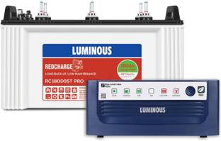 LUMINOUS Eco Watt Neo 1050 with RC 18000ST PRO Tubular Inverter Battery