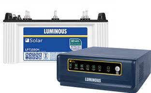 LUMINOUS Solar NXG 850 with LPT 1280H Tubular Inverter Battery