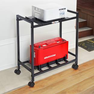 Winstar 2-Tier UPS Stand with Wheels | Trolley for Inverter and Battery