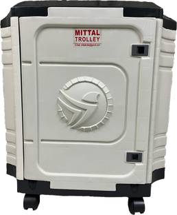 MITTAL PREMIUM PLASTIC IT TUBULAR Trolley for Inverter and Battery