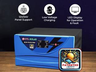 UTL Solar 900 VA with 3 Year Warranty Solar Compatible Pure Sine Wave Inverter