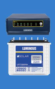 LUMINOUS 500 VA LPTT12200H and NXG Pro 1KVA with 6 Year Warranty Solar Compatible Pure Sine Wave Inverter