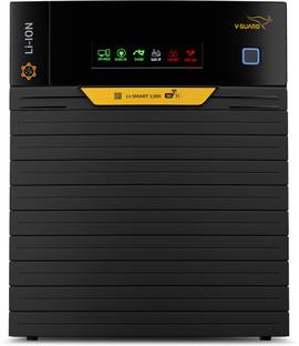 V-Guard 500 VA 1300 Inverter with In-Built Li-ion Battery & App Control with 120 Months Warranty Pure Sine Wave Inverter