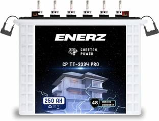 एनेर्ज़ 900 VA | 250AH Tall Tubular C20 Battery Solar Compatible| 48 Months Warranty| Best For प्योर साइन वेव इन्वर्टर