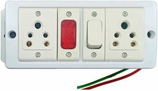 BALRAMA 12-24 Volt DC Converter Dual Voltage Use 12v / 24v DC to AC Dual USB AC Sockets 2  Socket Extension Boards