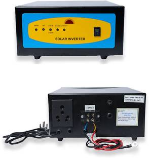 SOLAR UNIVERSE INDIA SUI-RAJ-100VA Inverter DC Lighting System & Inverter with 60W DC Output,3 LEDbulbs,Panel & USB Chargers Pure Sine Wave Inverter