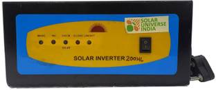 SOLAR UNIVERSE INDIA SUI-Hybrid Inverter 200W - High Load Off Grid Solar Inverter - 200VA / 12V and AC/DC Input - High Load Modified Sine Wave Inverter