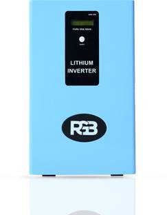 RGB POWER WALL 1000 VA Inverter with Integrated Lithium Battery with 12 Years Life Pure Sine Wave Inverter