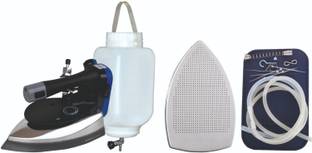 Hanumeto SILTI ES300L-B Gravity Feed Iron - Electric Professional Steam Iron with Bottle, Easy to use, with Teflon Shoe 1600 W Steam Iron
