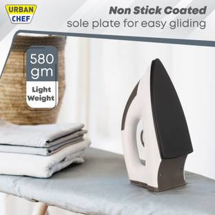 Urban Chef by Urban Chef Stainless Steel light Weight Electric 1000 W Dry Iron