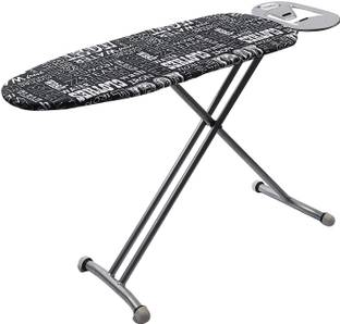 Peng Essentials by Peng Essentials Berlin Iron Table - Black, Surface 97x34 Adjustable height with Iron rest Ironing Board